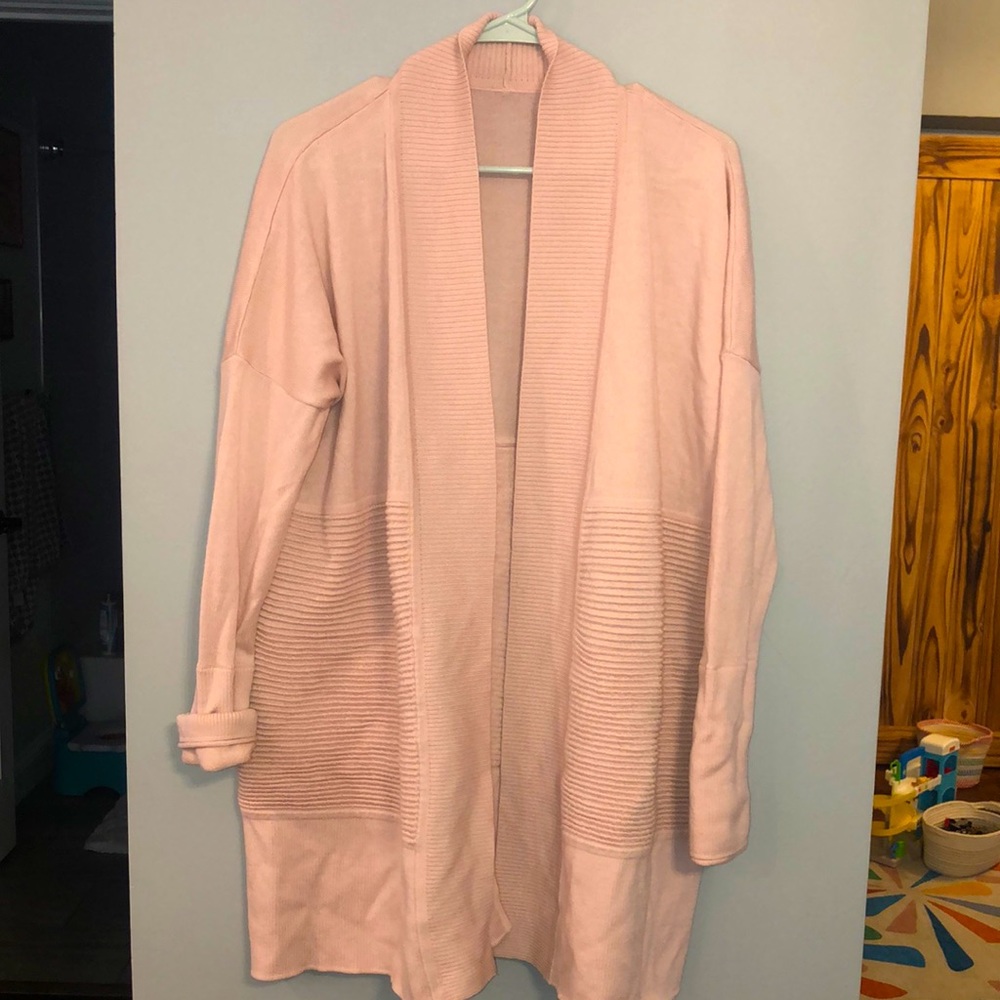 Like New Lululemon Lite Salmon Back Slit Long Sleeve Sweater